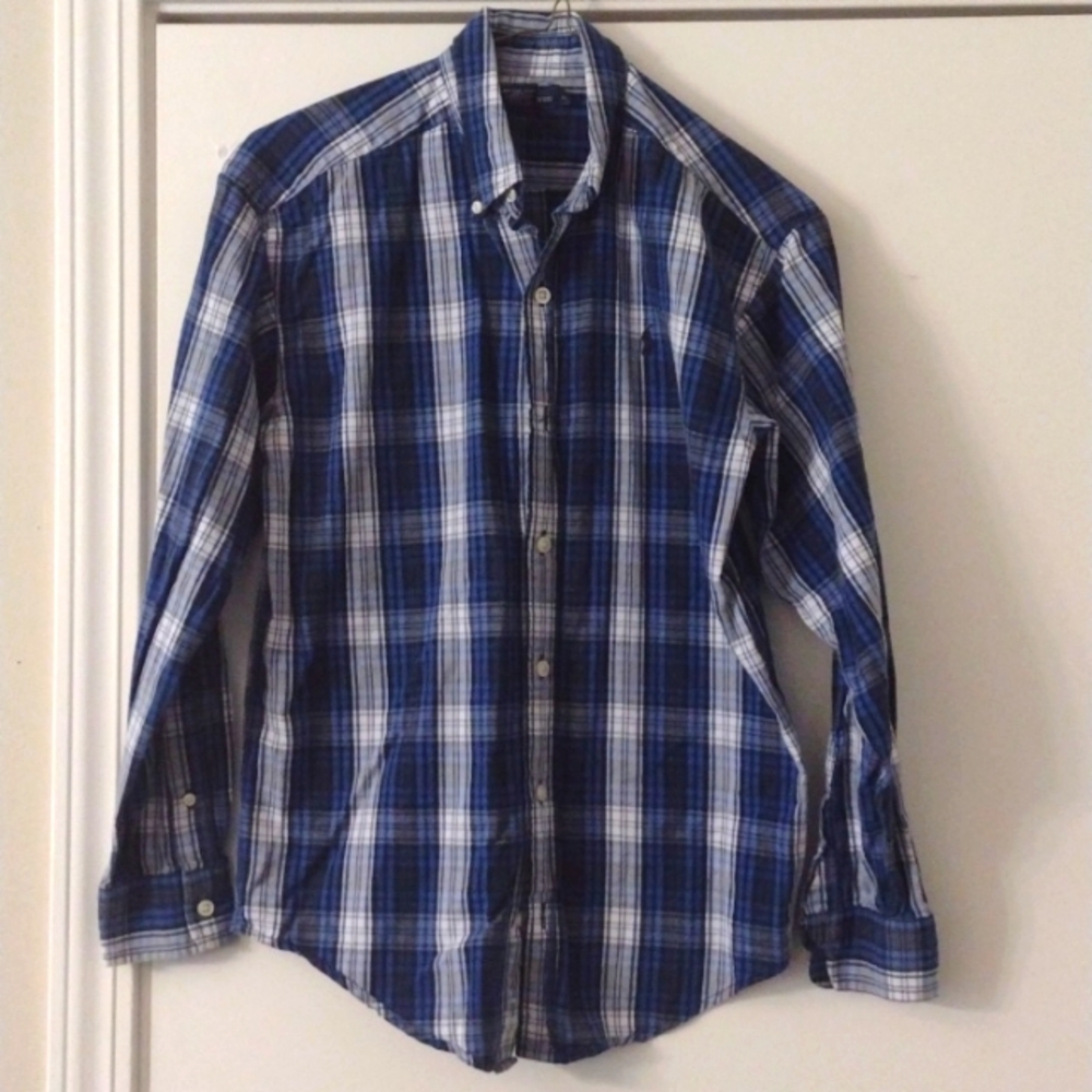 Ralph Lauren Scottish tartan plaid button down